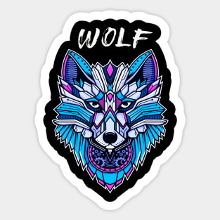 Wolf Animal Lover Sticker